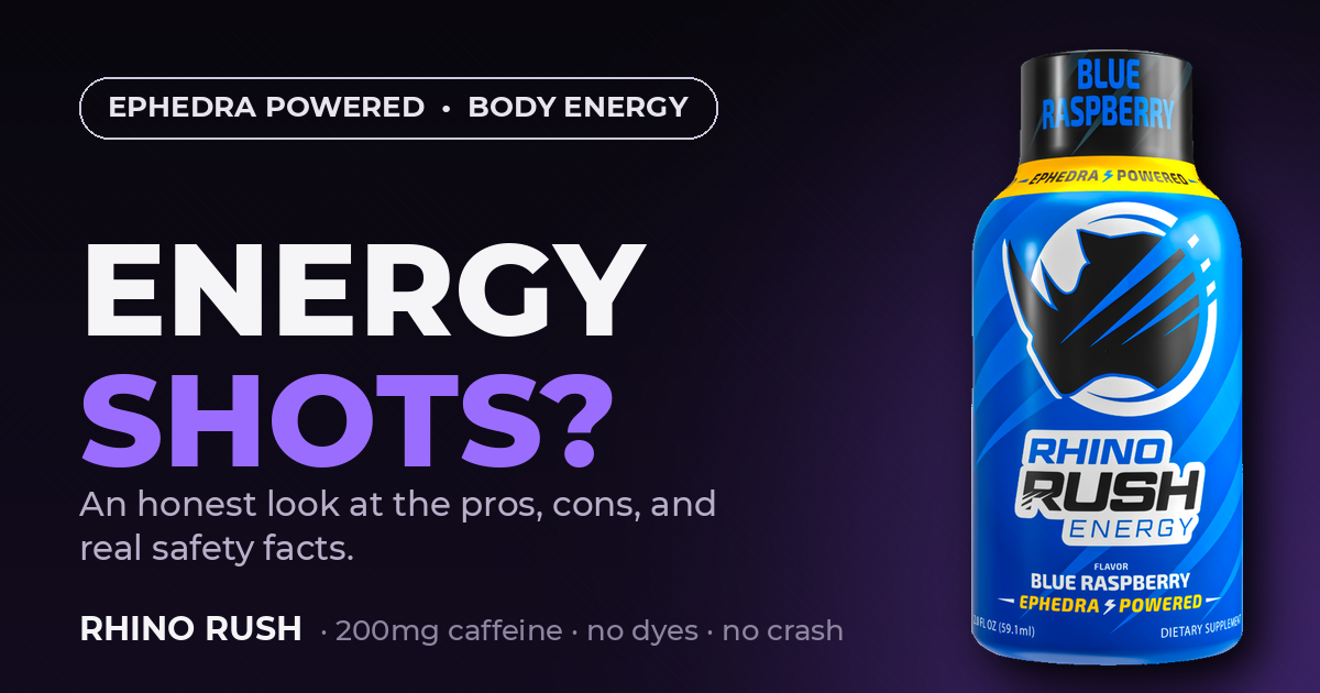 are energy shots bad for you