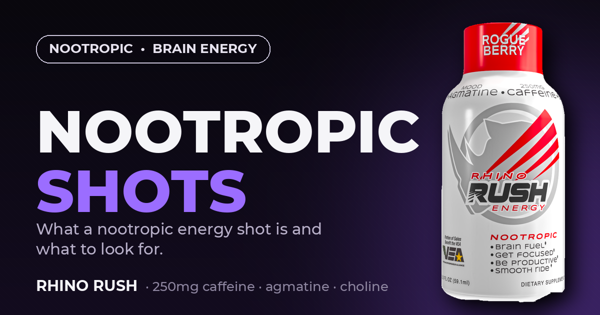 nootropic energy shot