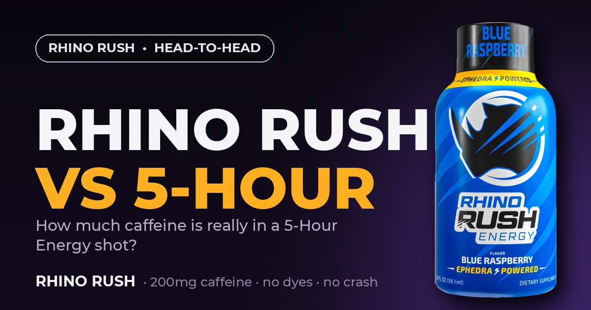 how much caffeine is in 5 hour energy shot