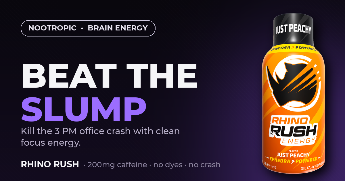 best energy shot for afternoon slump