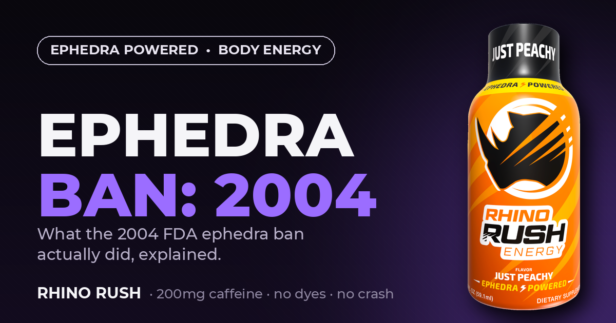 ephedra ban history