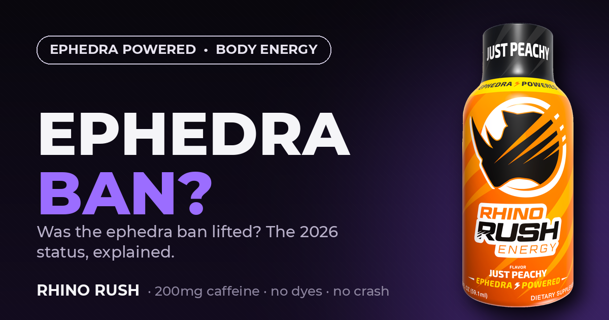 ephedra ban lifted