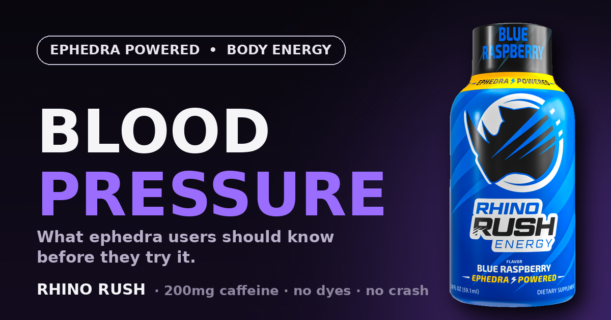 ephedra blood pressure
