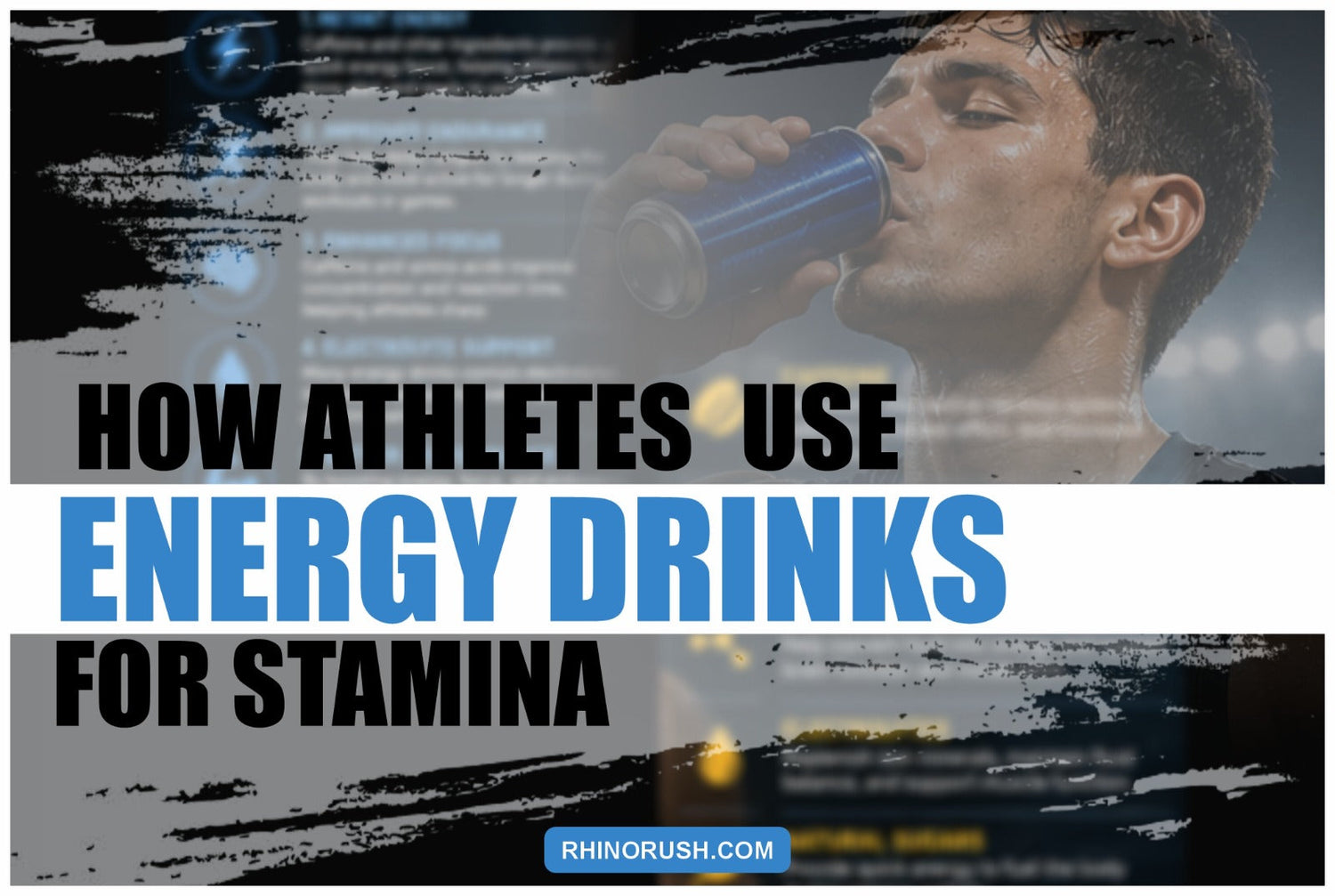 How Athletes Use Energy Drinks For Stamina