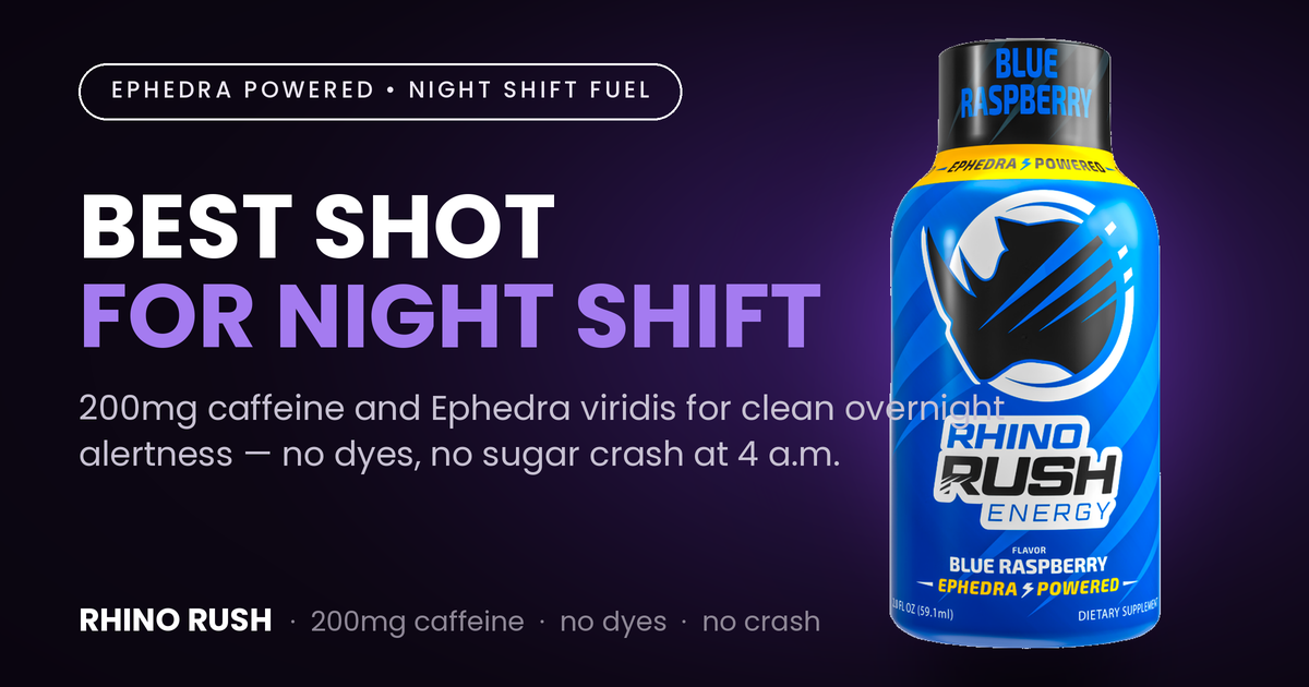 best energy shot for night shift