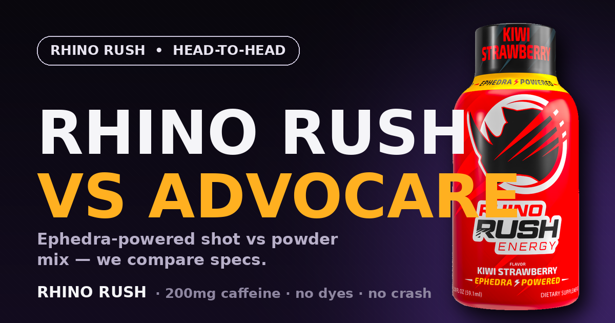 rhino rush vs advocare spark