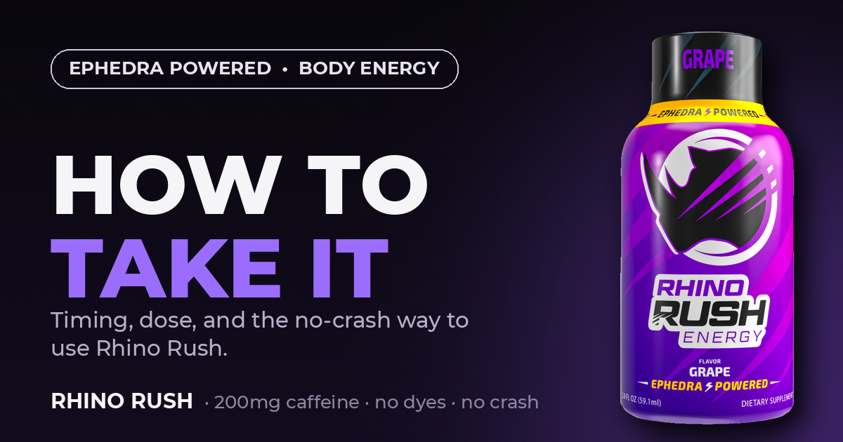 how to take rhino rush