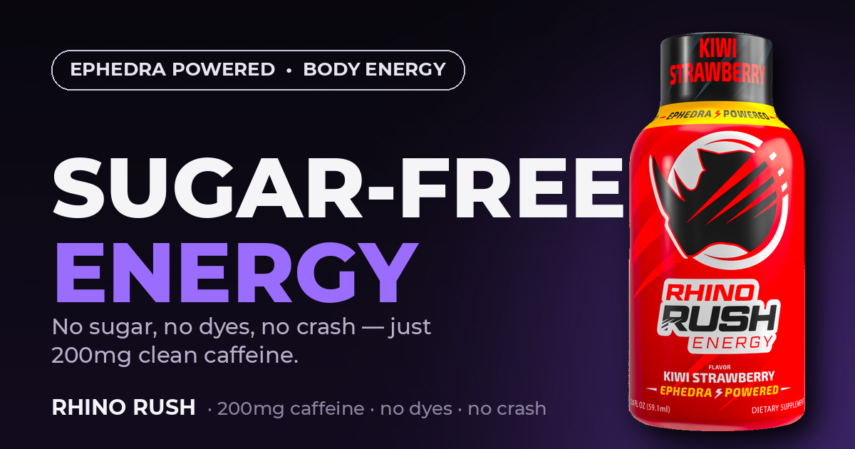 sugar free energy shot